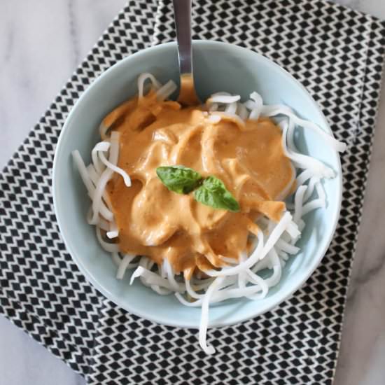 Roasted Red Pepper Cream Sauce