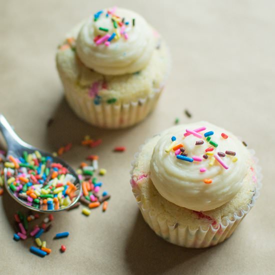 Confetti Cake or Cupcakes