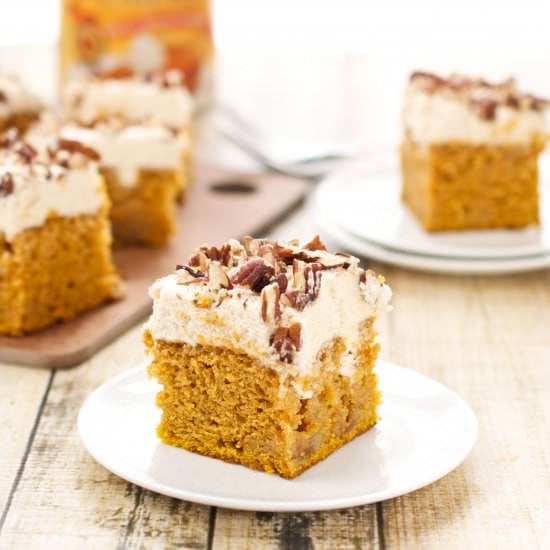 Pumpkin Poke Cake