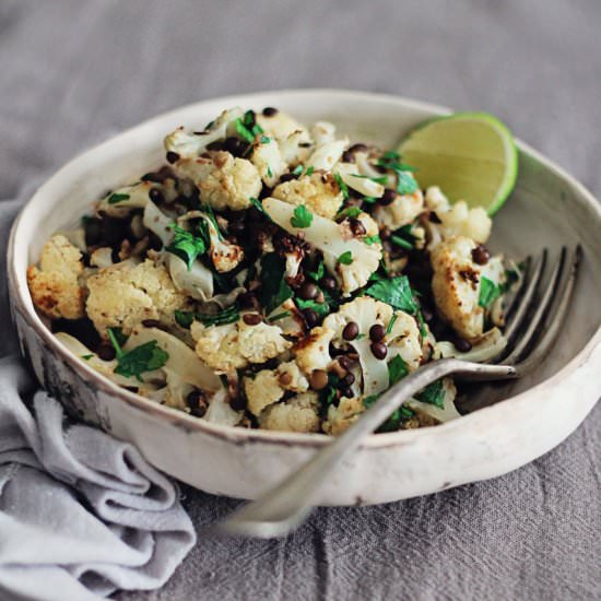 Cumin Roasted Cauliflower