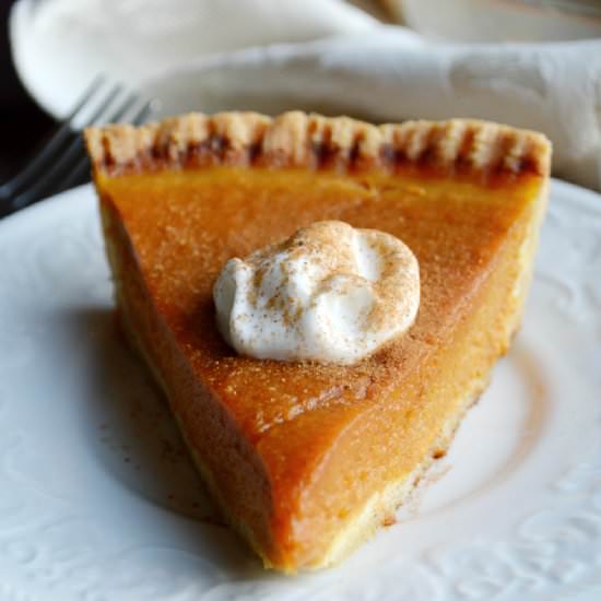 Paleo Pumpkin Pie