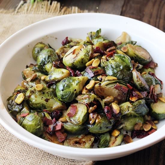 Brussels Sprouts and Balsamic Glaze