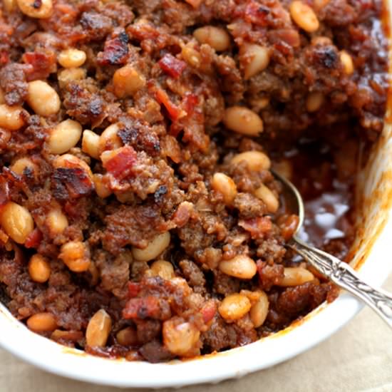 Mom’s Baked Bean Casserole