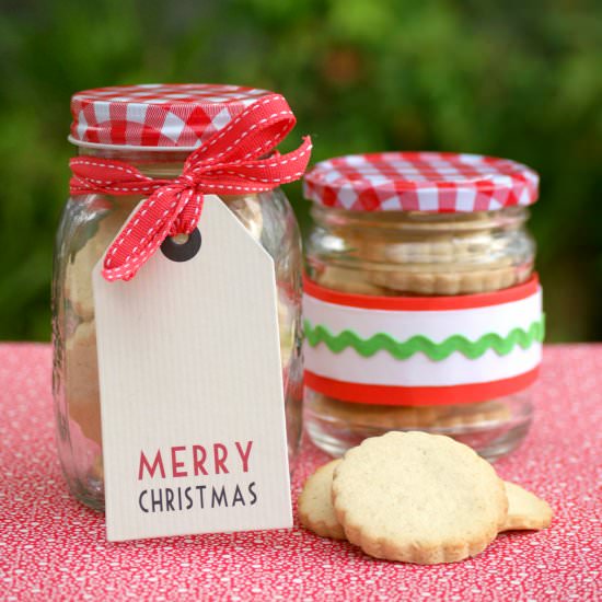 Healthier Shortbread Cookies