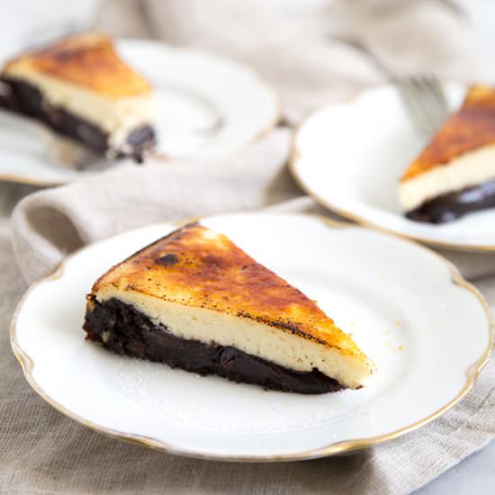 Brulee Cheesecake Brownies