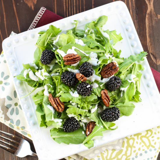 Arugula Salad with Goat Cheese