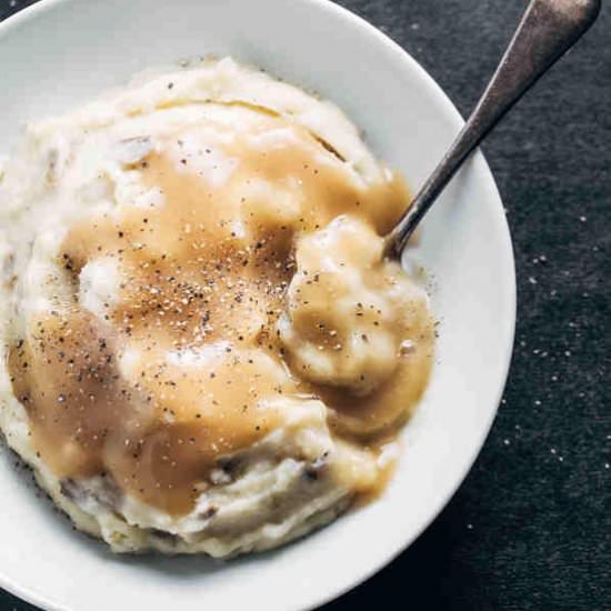 Easiest Garlic Mashed Potatoes