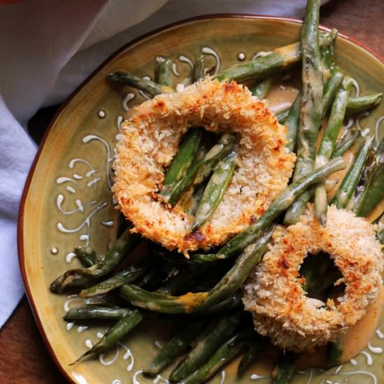 Smoky string bean casserole