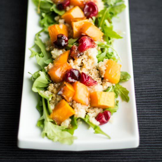 Butternut Cranberry Winter Salad