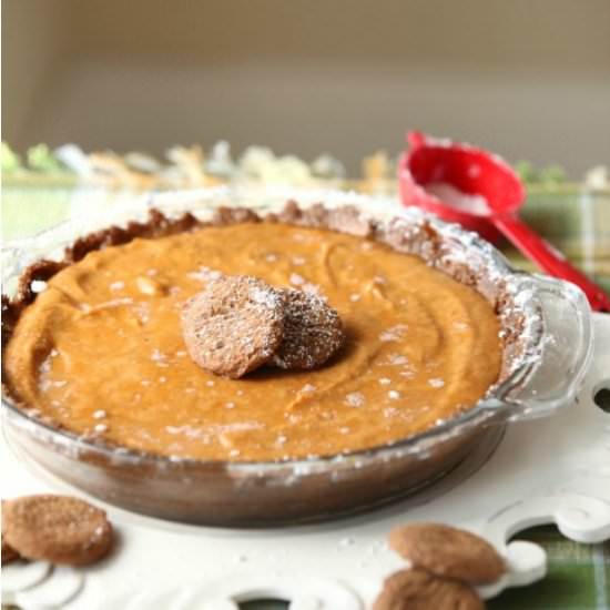 Pumpkin Cheesecake Pie Gingersnap