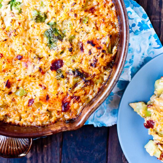 Chipotle Chicken and Rice Casserole