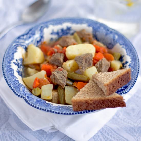Comforting Veggie and Meat Stew