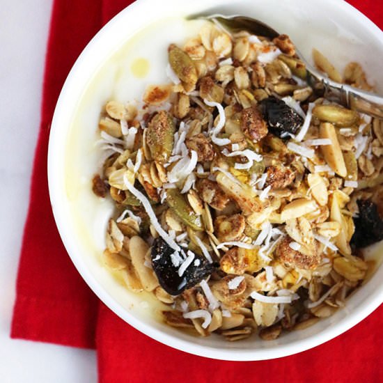Cherry, Coconut & Almond Granola
