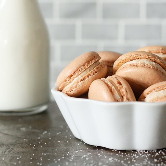 Salted Caramel Macaroons