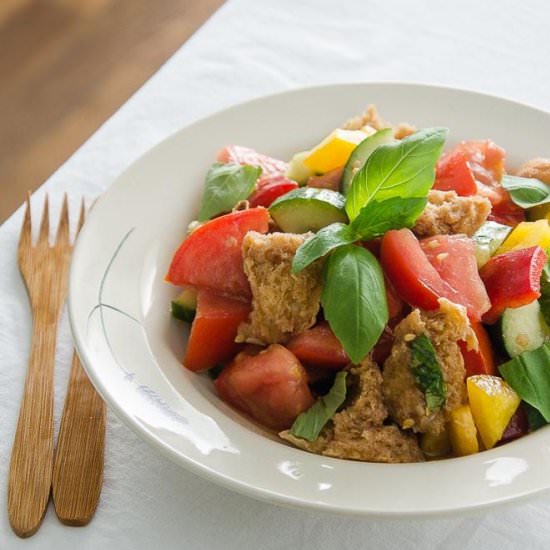 Panzanella salad
