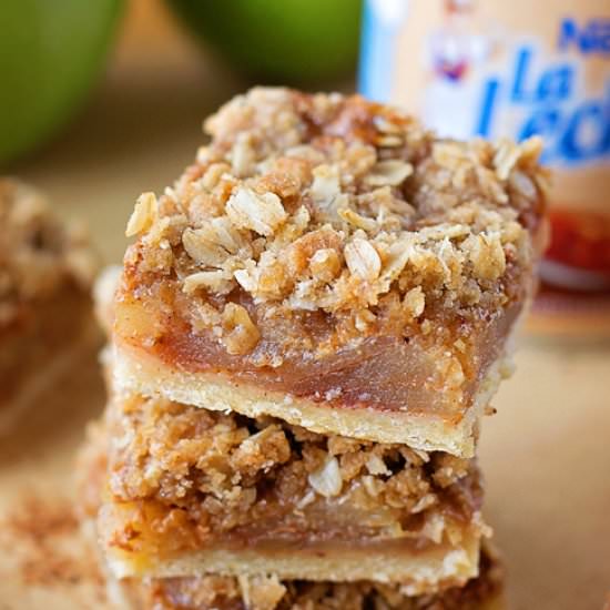 Dulce de Leche Apple Pie Bars