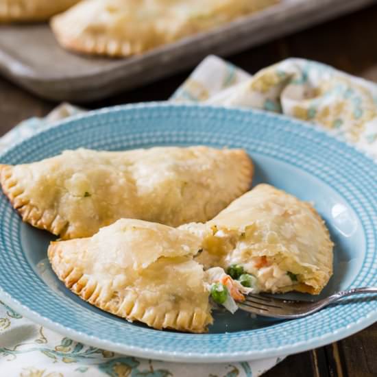 Chicken Pot Pie Turnovers