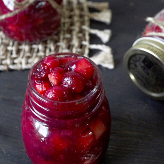 Healthy Cranberry-Apple Compote