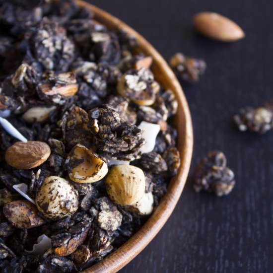 Chocolate-Nut Crunch Granola