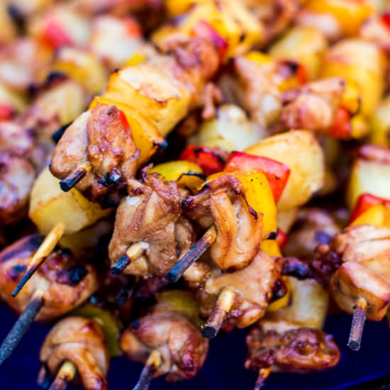 BBQ Chicken Skewers
