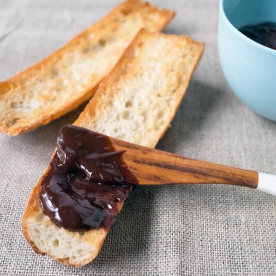 Earl Grey Infused Chocolate Tartine