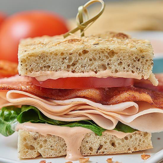 Turkey Bacon Bravo Sandwich