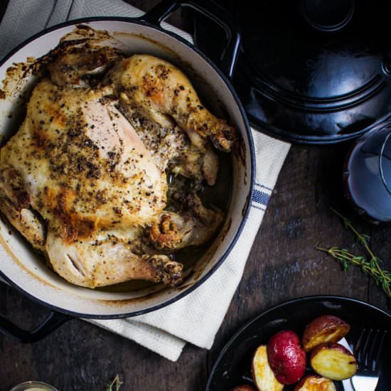 Mustard Roast Chicken