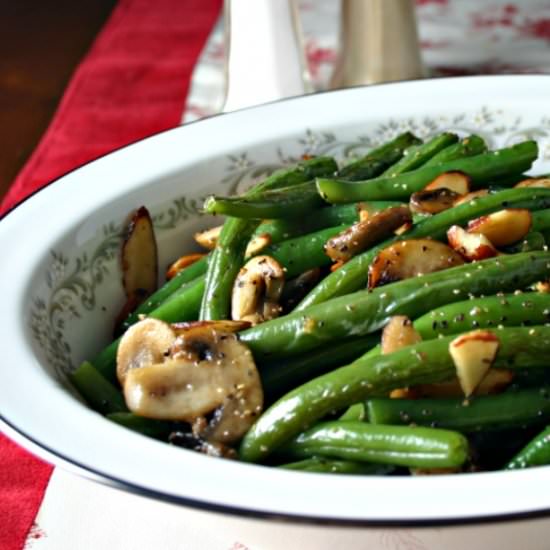 Green Beans Almondine