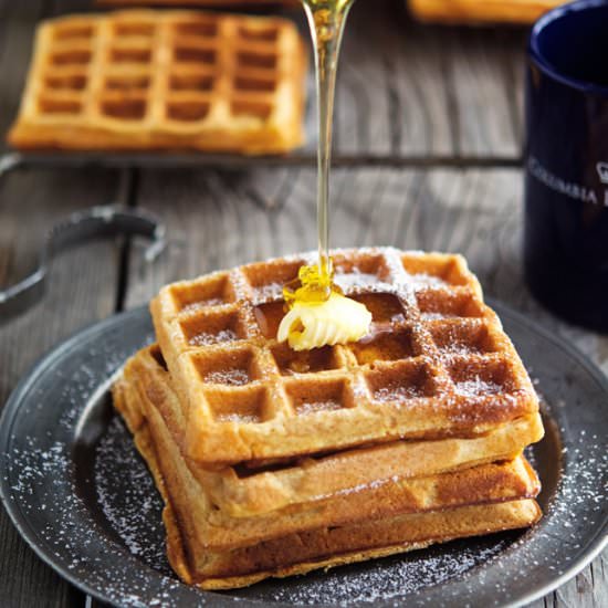 Sweet Potato Pie Waffles