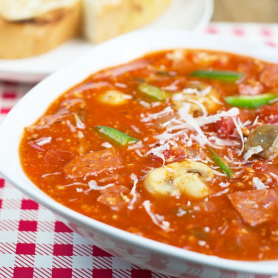 Quick Pizza Soup