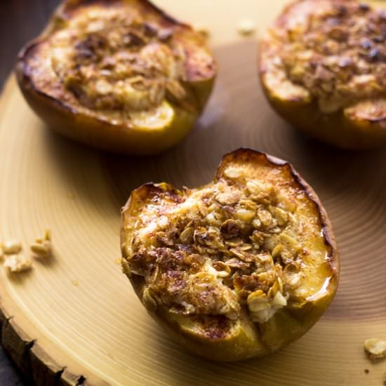 Cheesecake Stuffed Baked Apples