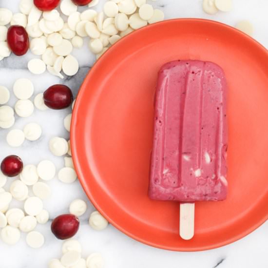White Chocolate Cranberry Ice Cream