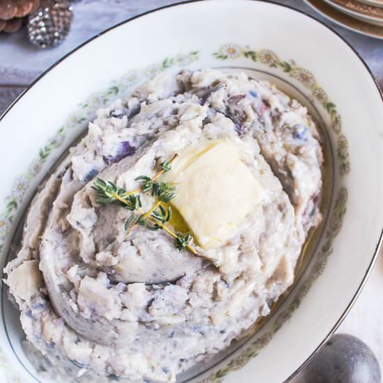 Parsnip & Purple Potato Mash