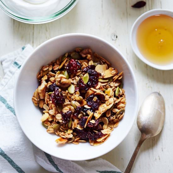 Cranberry Pumpkinseed Granola