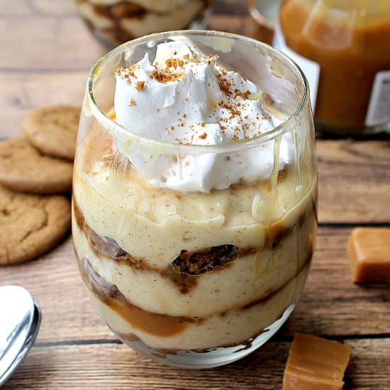 Salted Caramel Pudding Parfait