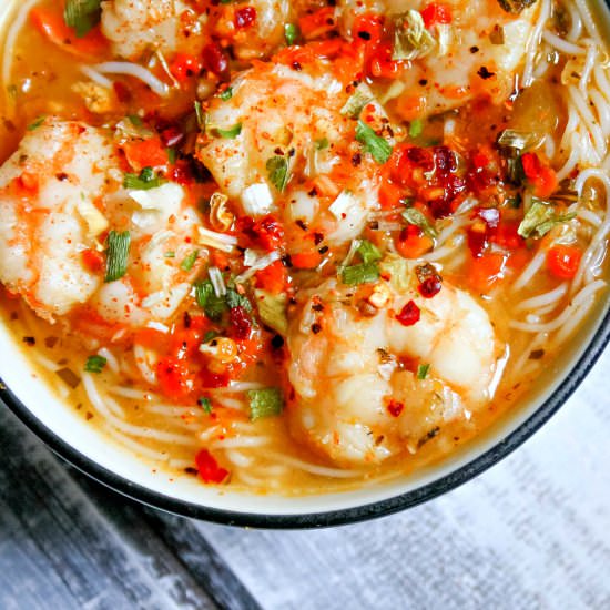 Gluten Free Shrimp Miso PHO