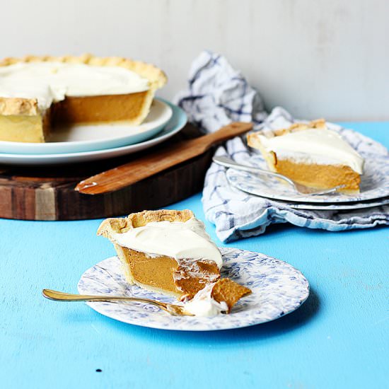 Bourbon-Spiked Pumpkin Pie
