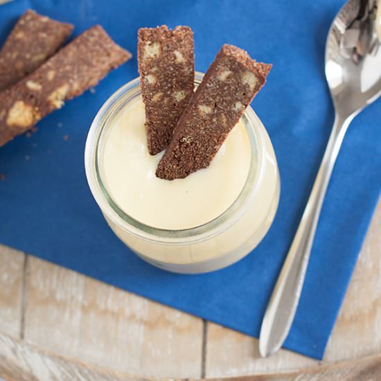 Fresh Ginger and Vanilla Custard