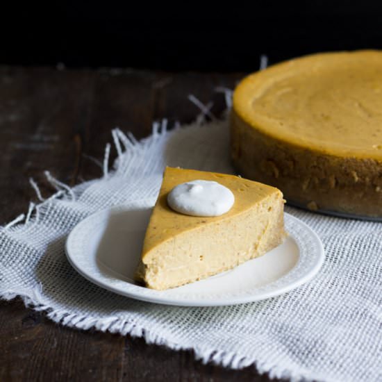 Vegan Pumpkin Cheesecake
