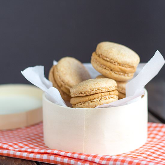 Pumpkin Macarons