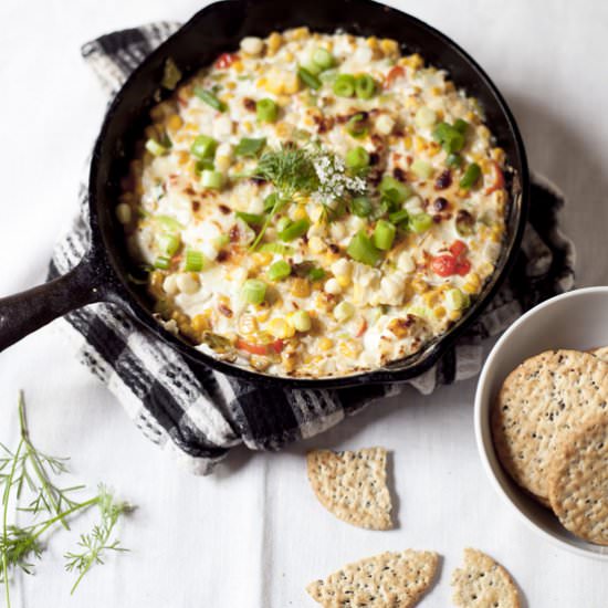 Smoky Skillet Corn Dip