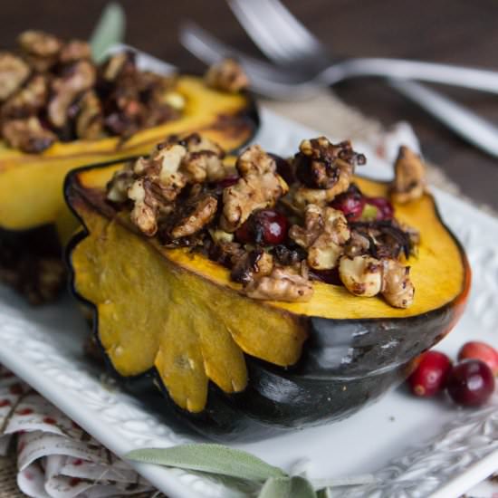 Cranberry & Wild Rice Acorn Squash