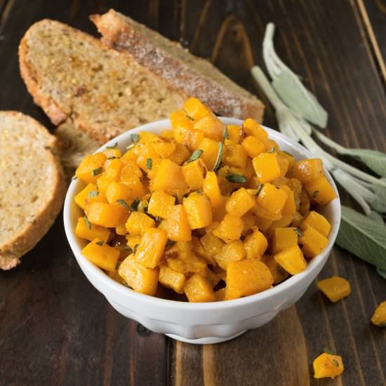 Roasted Butternut Squash Bruschetta