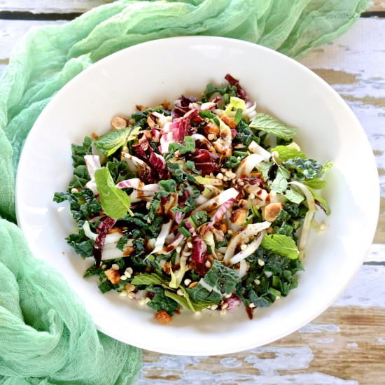 Kale Radicchio Endive Salad
