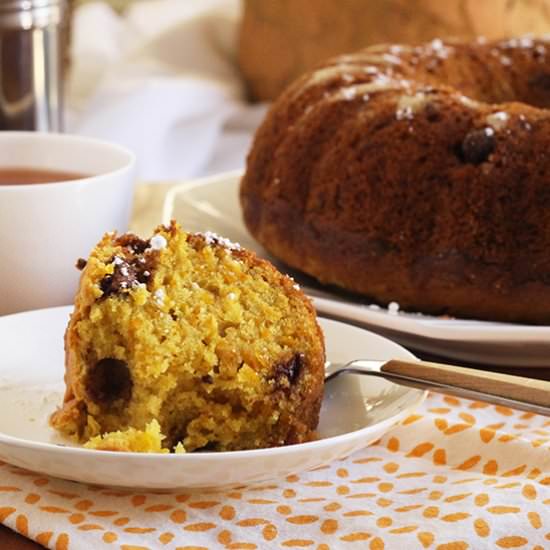 Kabocha Squash Chocolate Chip Cake