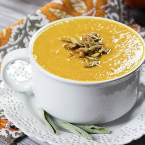 Greek Yogurt Pumpkin Soup