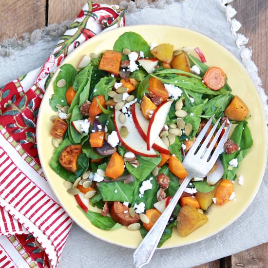Roasted Root Veggie Salad
