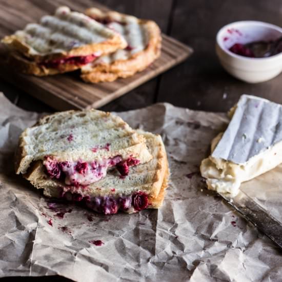Turkey, Cranberry and Brie Panini