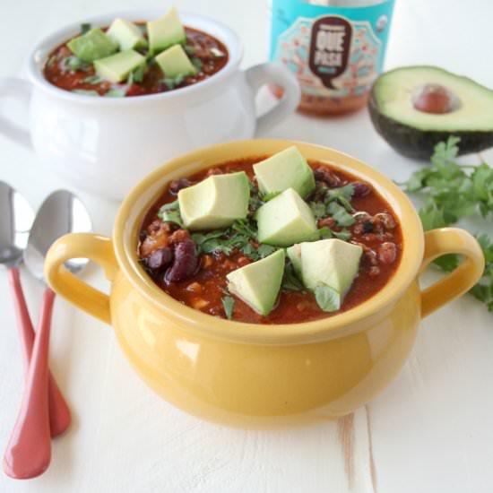 Three Bean Soyrizo Vegan Chili