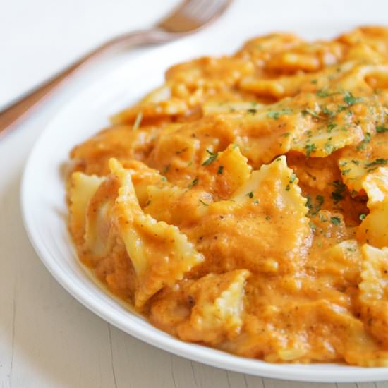 Buttery Pumpkin Pasta